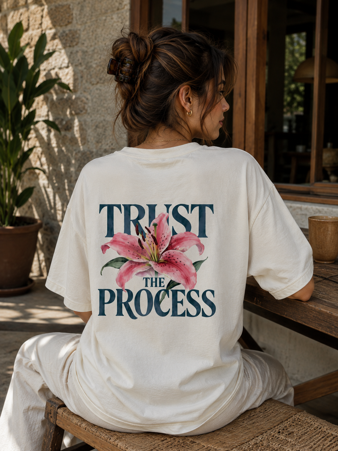 Trust the process Women’s Oversized T Shirt