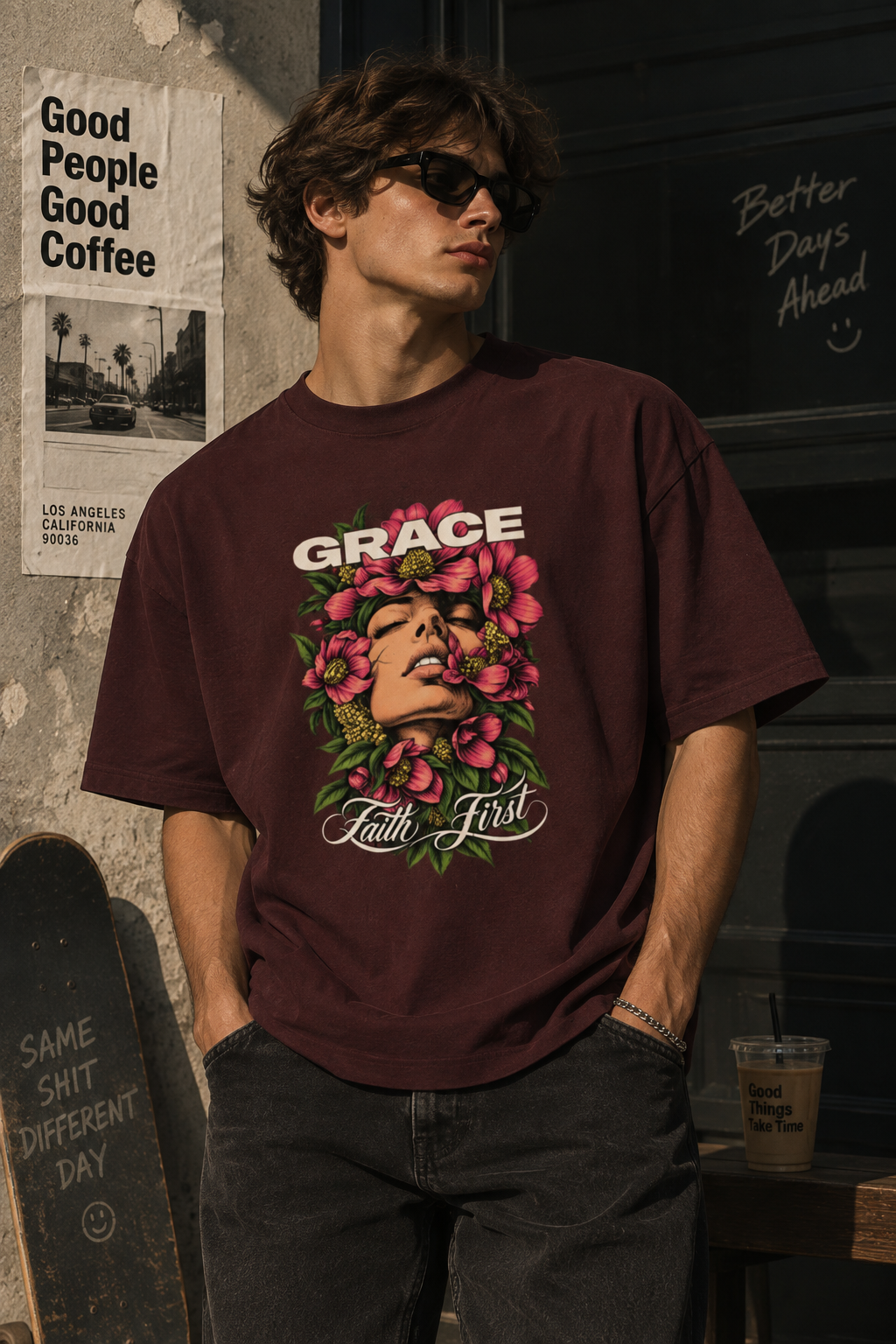 Grace Men’s Oversized T shirt
