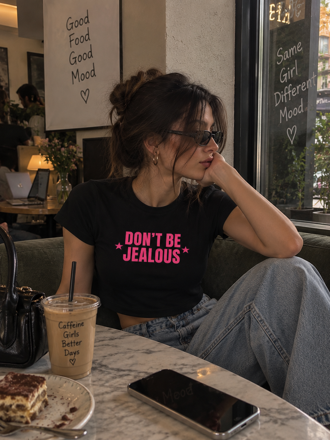 Don’t Be Jealous Woman’s baby t shirt