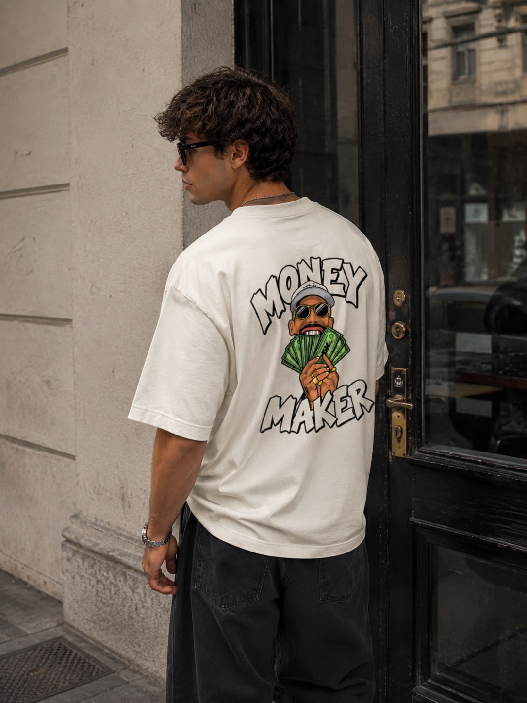 Money Maker Men's Oversized T Shirt