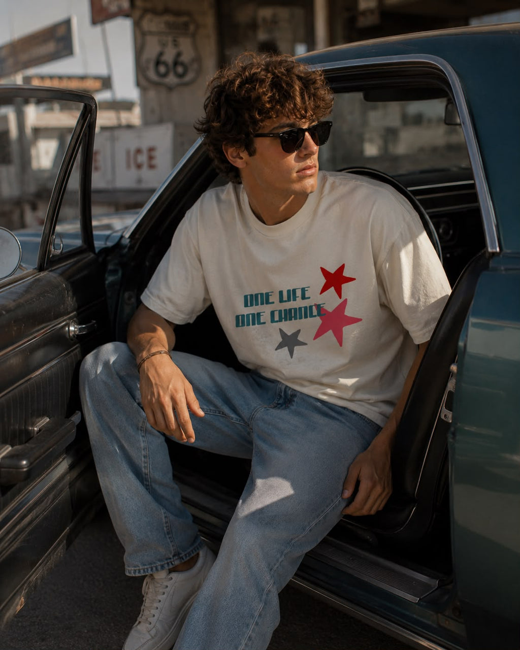 One life Men's Oversized T Shirt