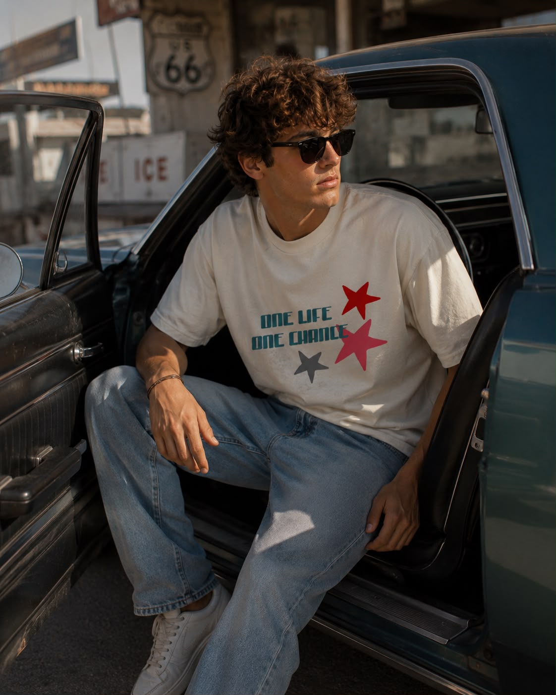 One life Men's Oversized T Shirt