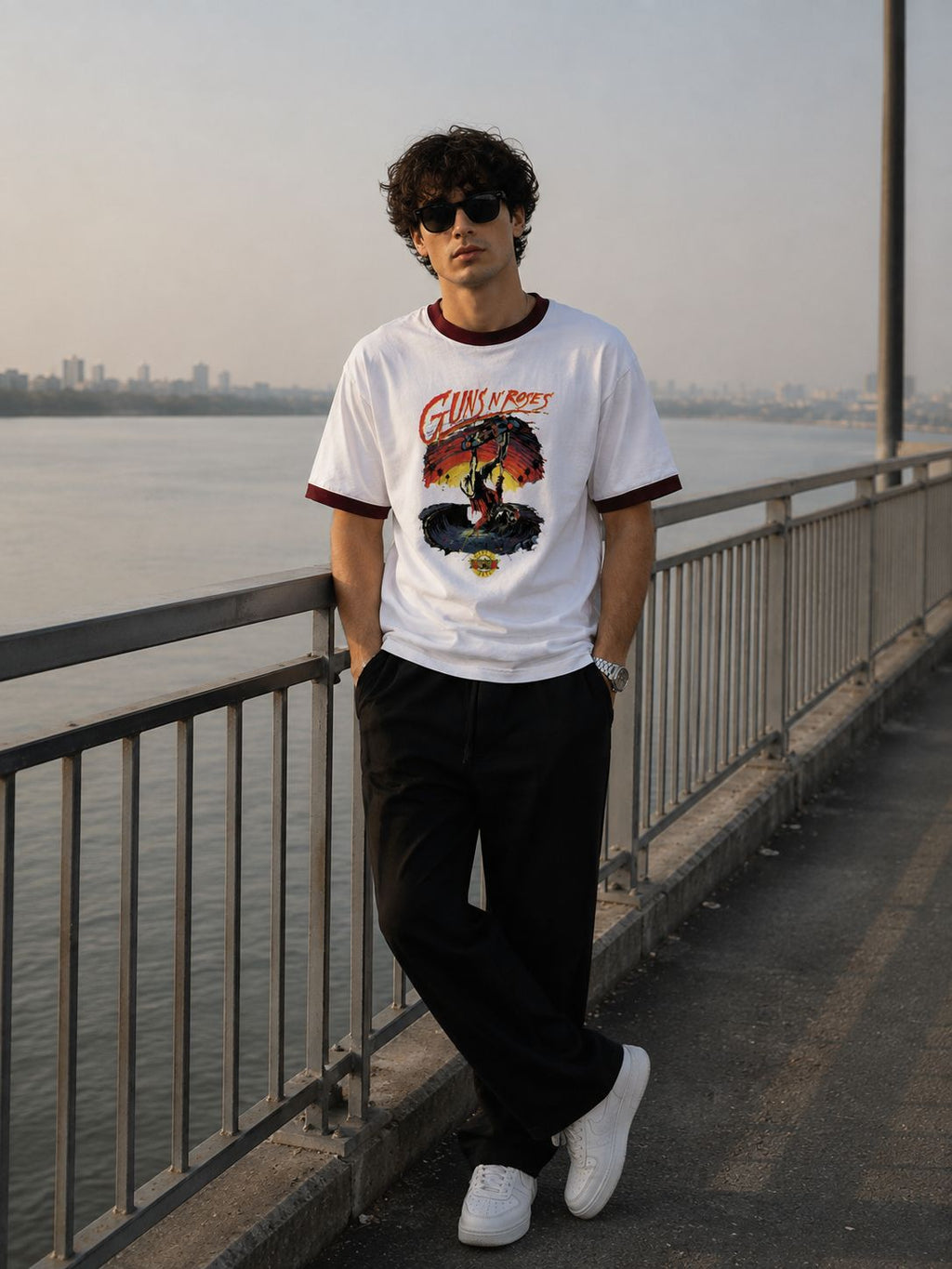 Gun’s and Roses Men's Ringer T Shirt