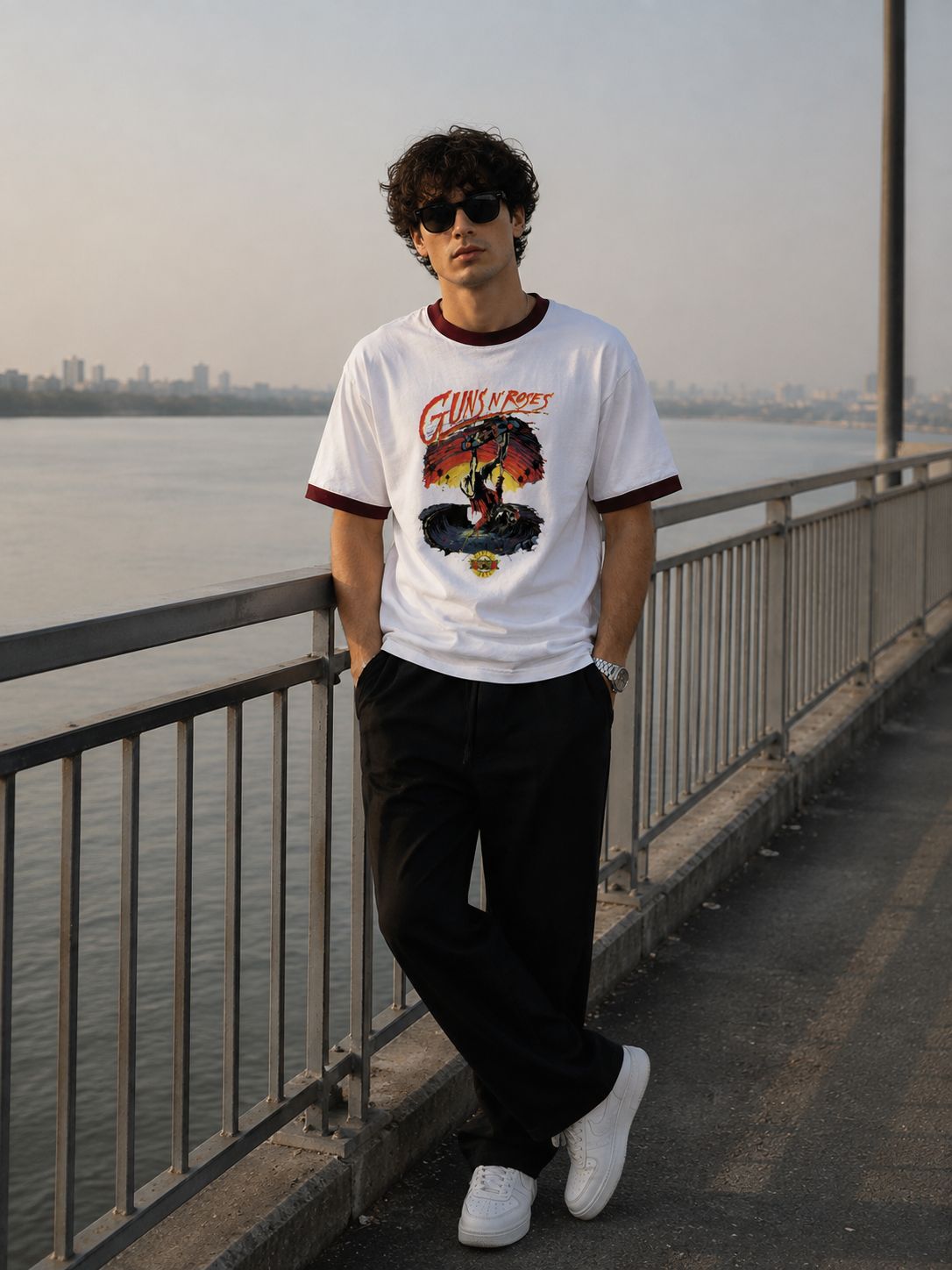 Gun’s and Roses Men's Ringer T Shirt