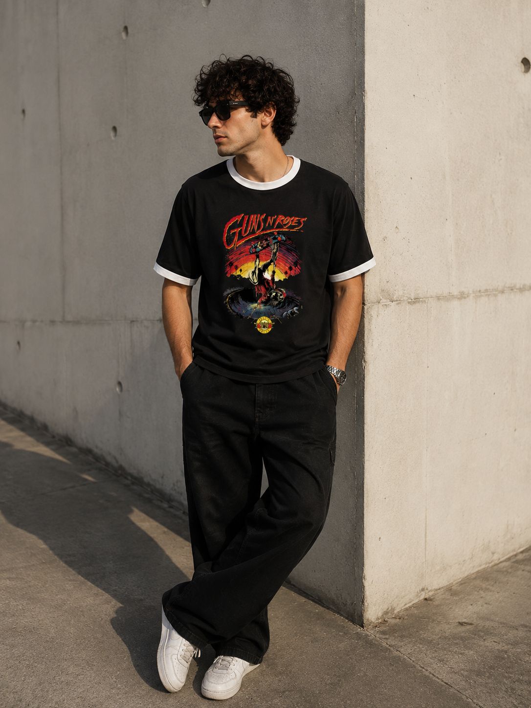 Gun’s and Roses Men's Ringer T Shirt