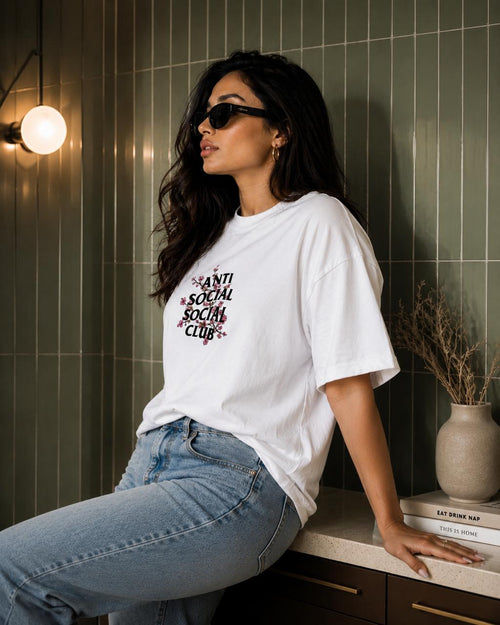 Anti Social Women's Oversized Tee