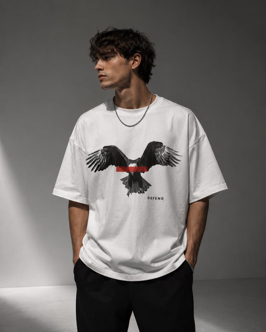 Defend Men's Oversized T Shirt